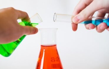 CBSE Class 12 Chemistry student learning through laboratory study