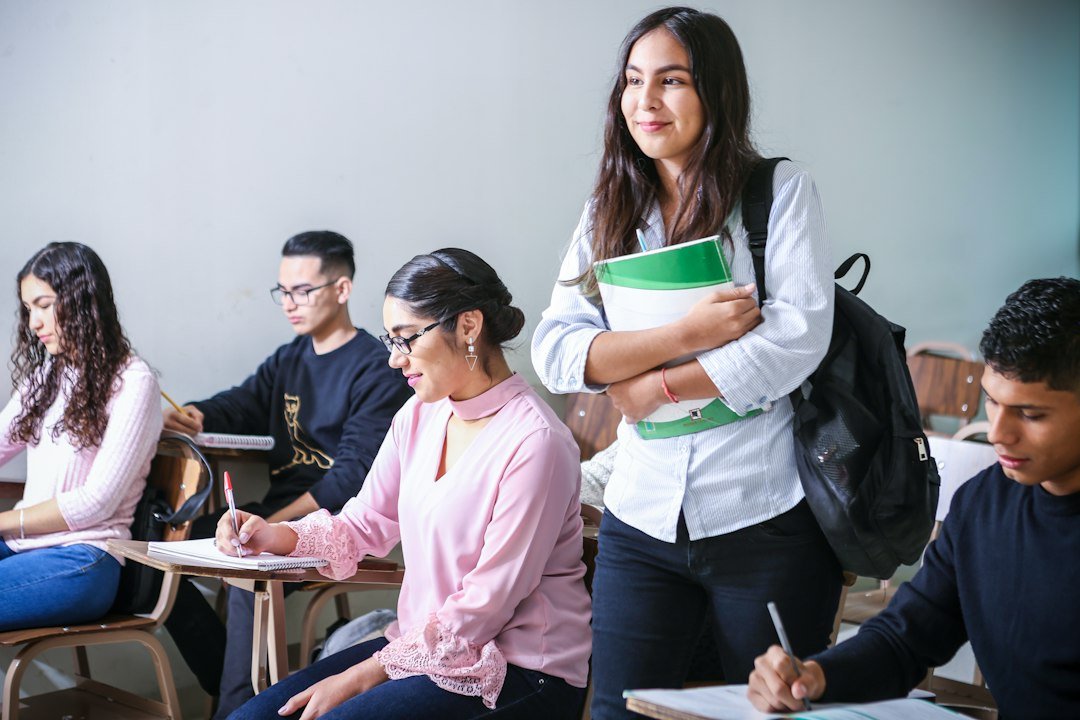 Class 12 student preparing for board examinations