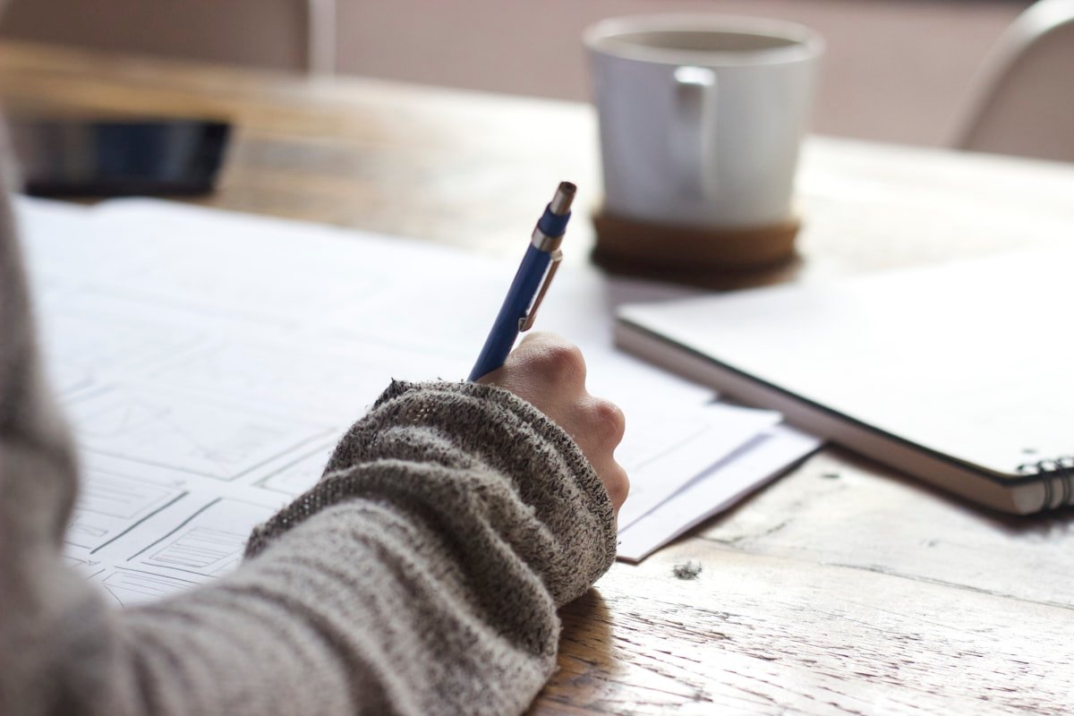 Organised study desk for exam preparation - Break the target into weekly work
