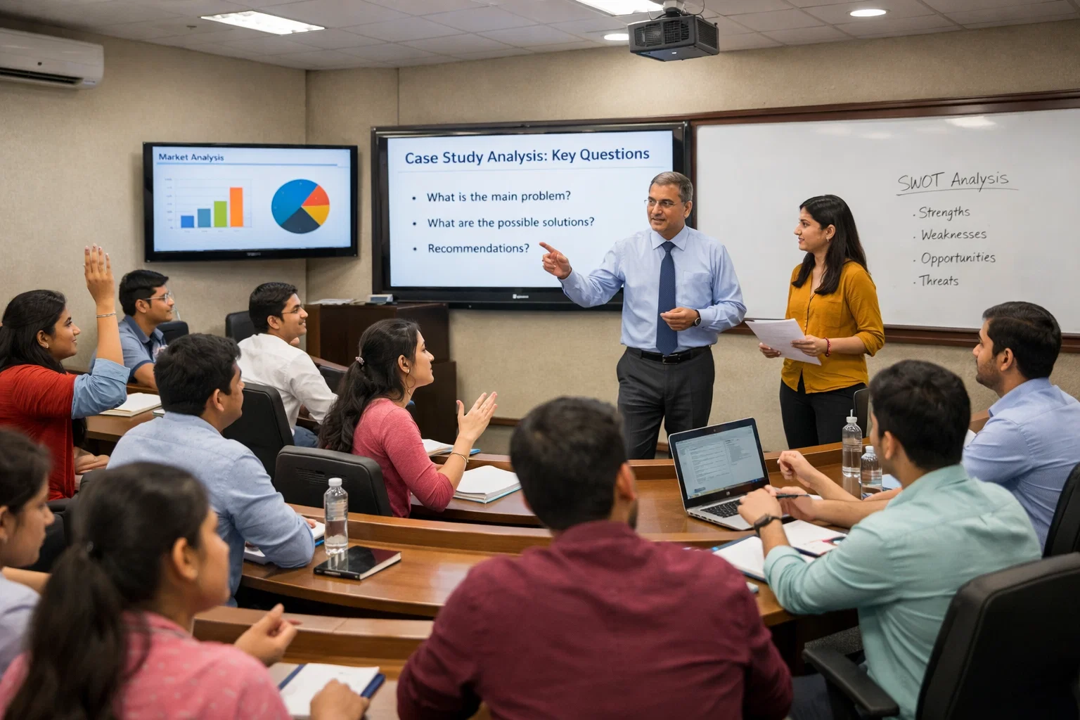 Interactive management classroom