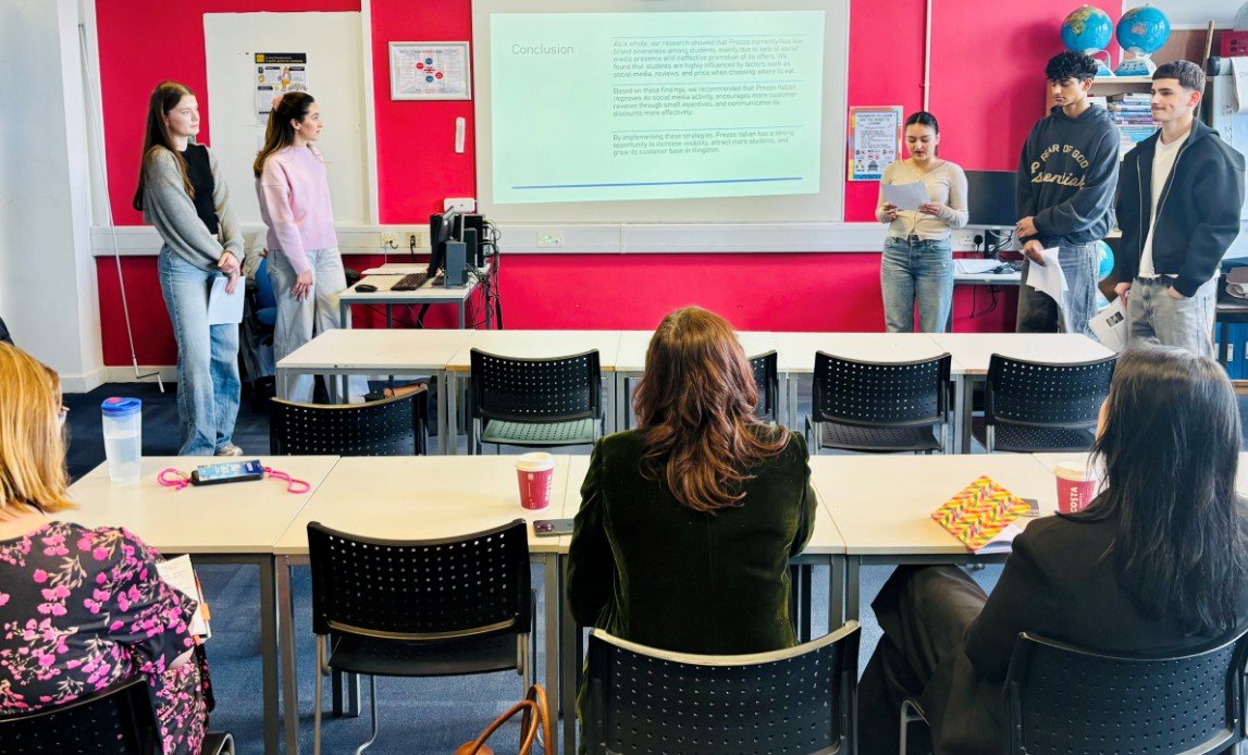 Business students market research
