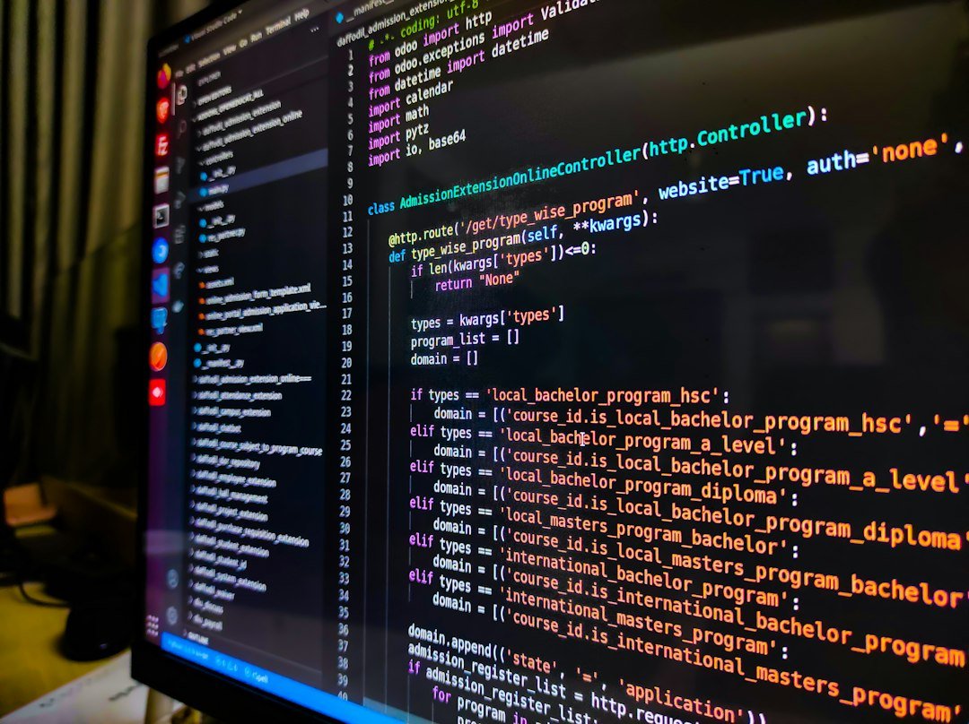 Code background for online Computer Science tuition