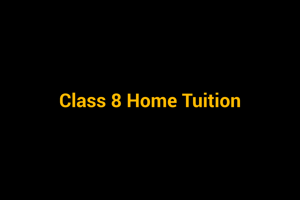 Class 8 home tuition in Chandigarh - personalised tutoring