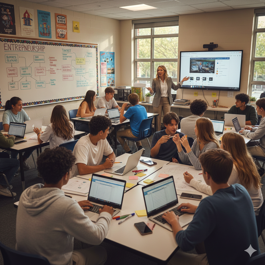 Entrepreneurship classroom