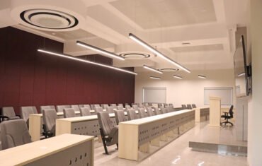 AI classroom showing technology-enabled learning