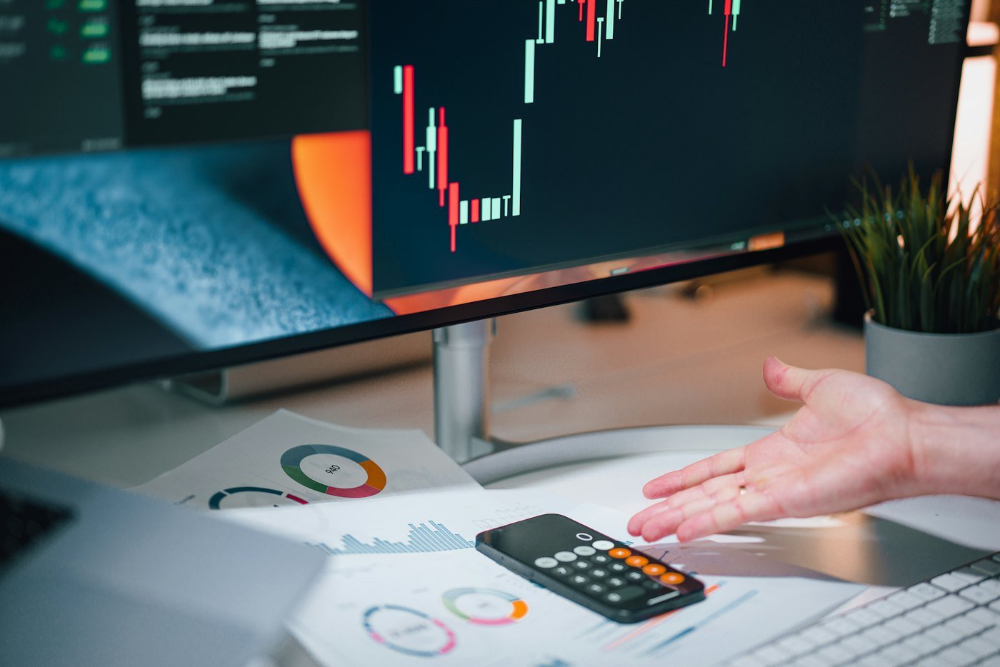 Financial reports and charts illustrating clear accounting analysis