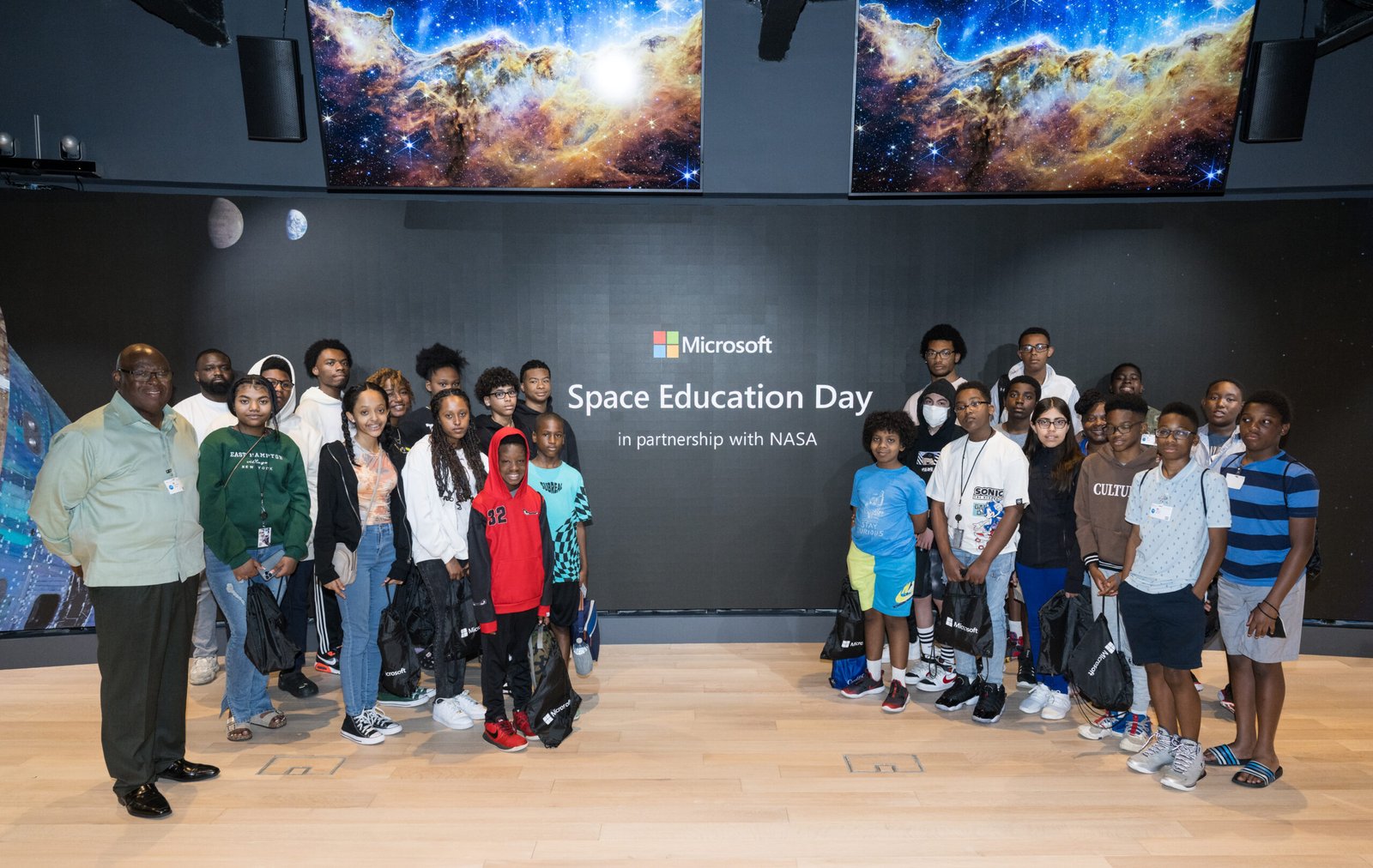 Students exploring AI and STEM education