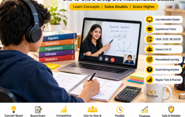 Online maths tutor teaching quadratic equations in a live one-to-one online class