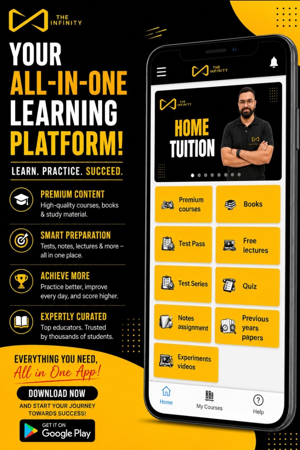 The Infinity learning platform